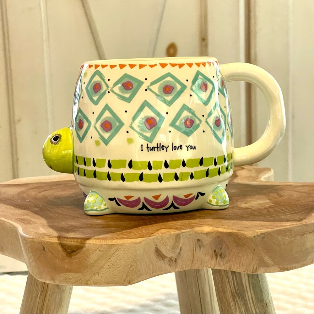 Natural Life Folk Turtle Mug